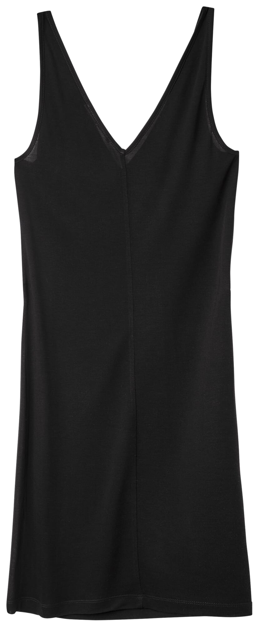 Ladies black jersey clearance dress