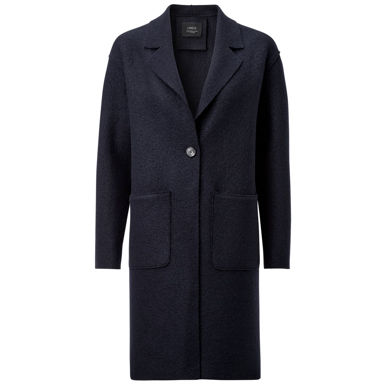 spectrum Zus kool Dames nieuwe wollen jas, Donkerblauw | Manufactum