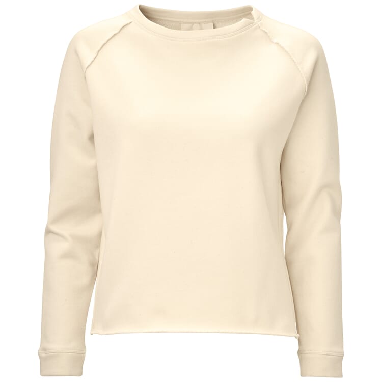 Ladies raglan sweater, Cream