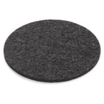 Coaster felt Graphite, mottled Ø 16 cm