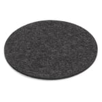 Felt Coasters Graphite, mottled Ø 16 cm