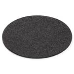 Coaster felt Graphite, mottled Ø 9 cm