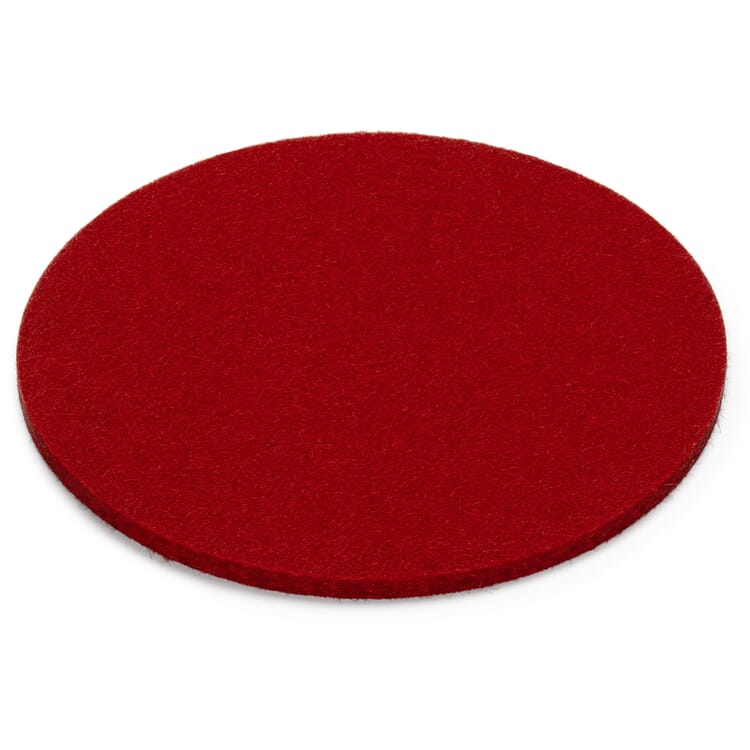 Untersetzer Filz, Rot