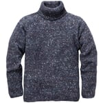 Pull en maille pour homme Orange bleu