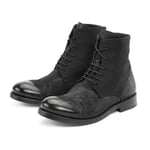 Bottes à lacets pour hommes Noir