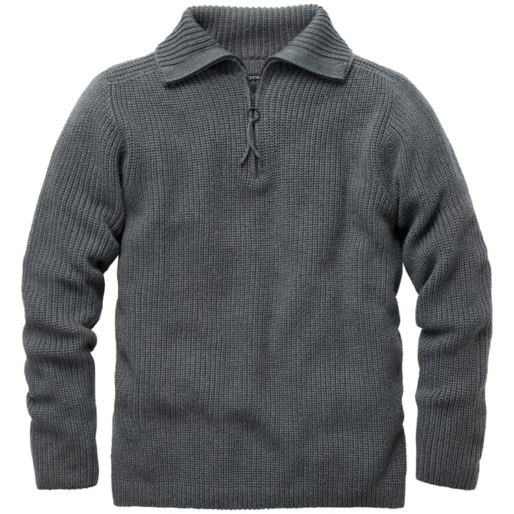 Men's knitted royer, Grey
