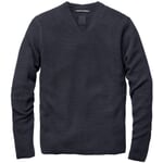 Men's knitted sweater Blue-black