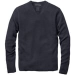 Men's knitted sweater Blue Black