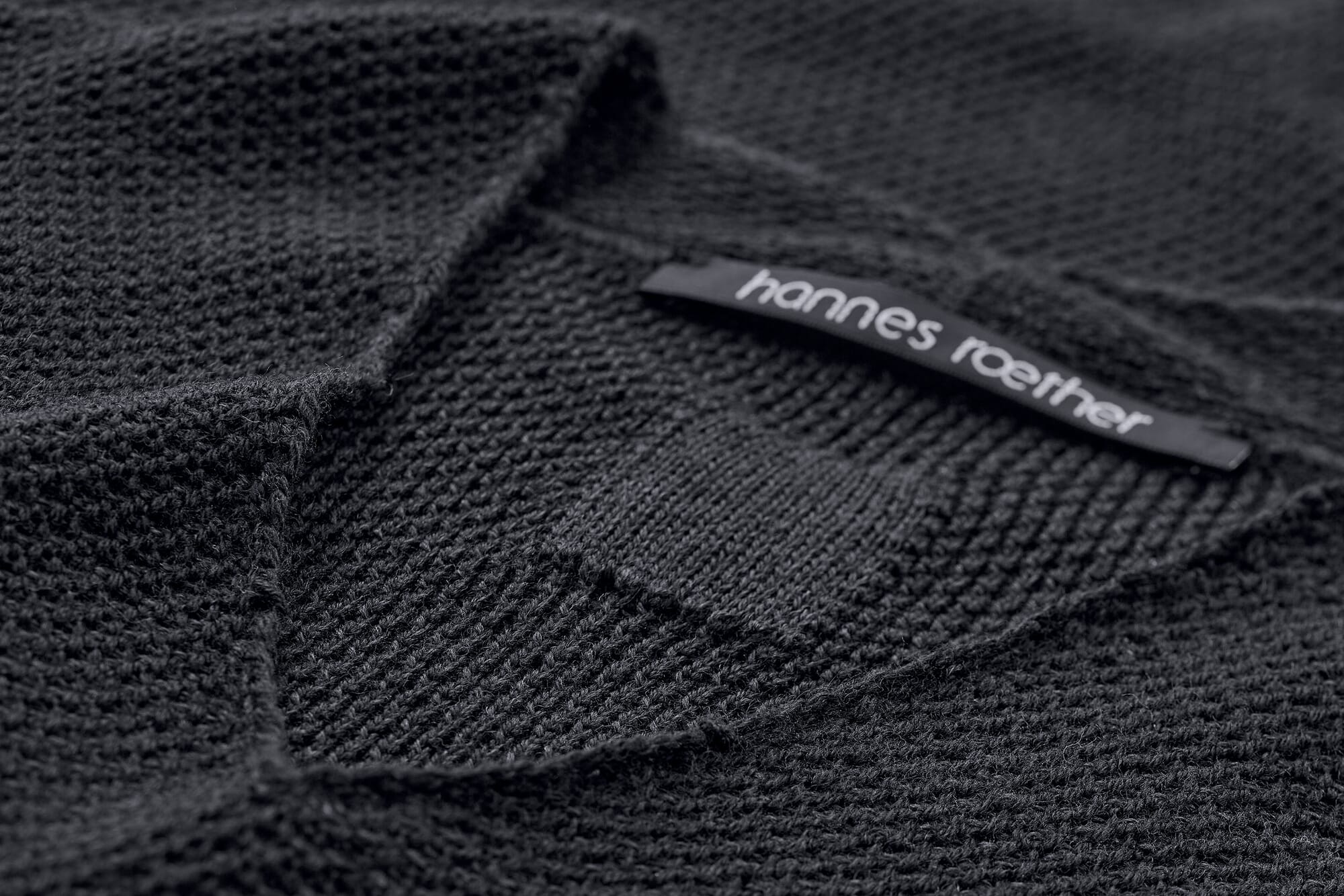 Mens Knit Sweater, Blue-black | Manufactum