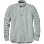 Mens fine corduroy shirt Grey green