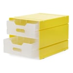 Container ATLAS for 2 Drawers RAL 1016 Sulfur yellow