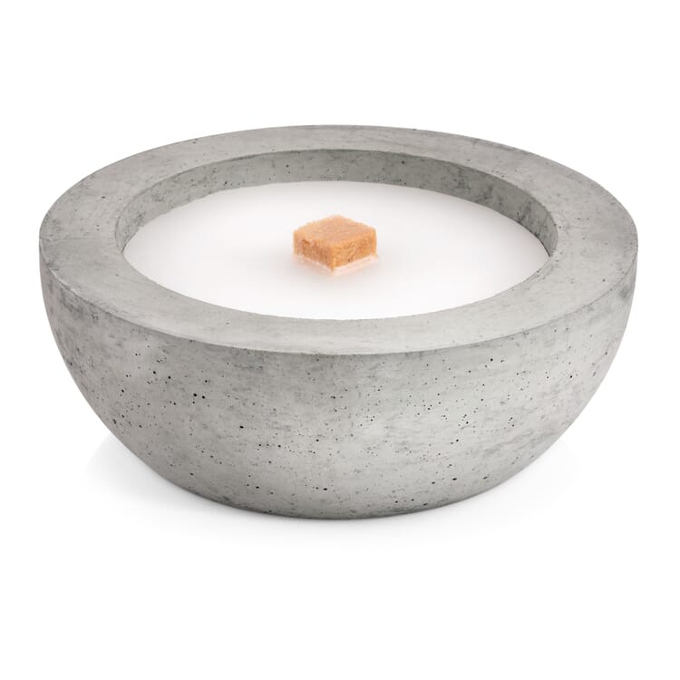 Concrete fire bowl