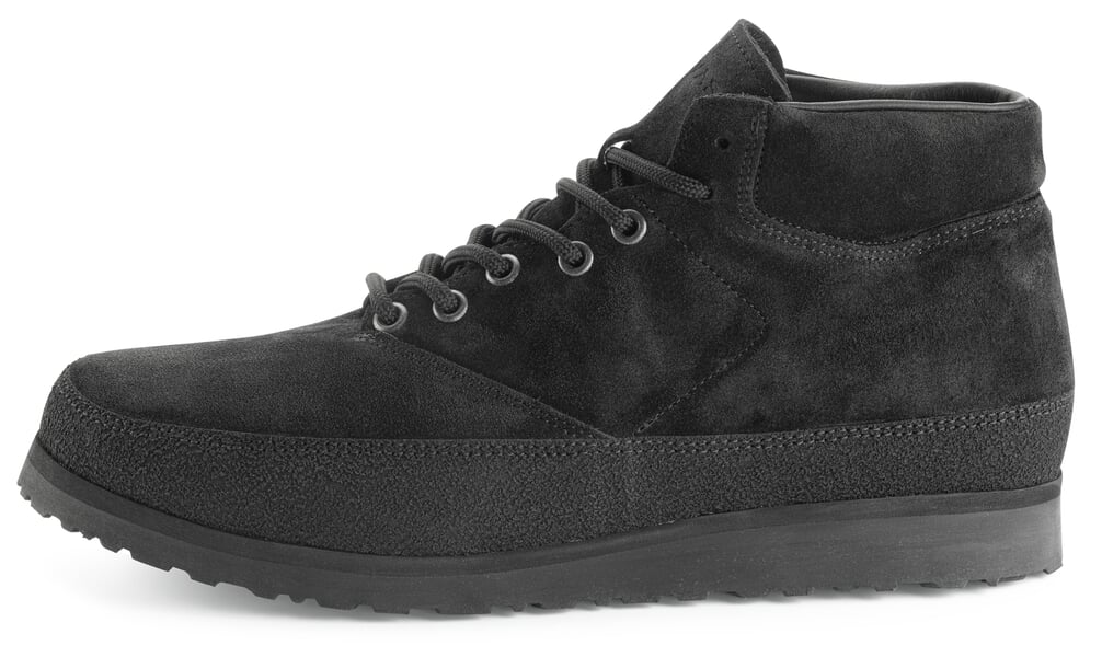 Bottes à lacets pour hommes en nubuck Noir