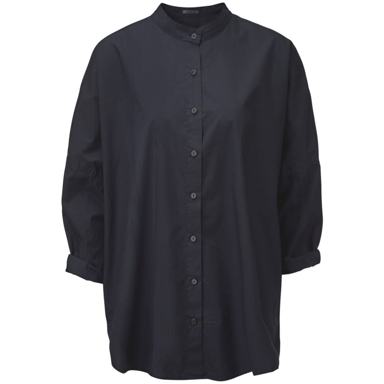 Damen-Oversizebluse, Dunkelblau