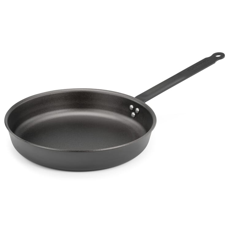 Svensk stegepande i smedejern, 28 cm