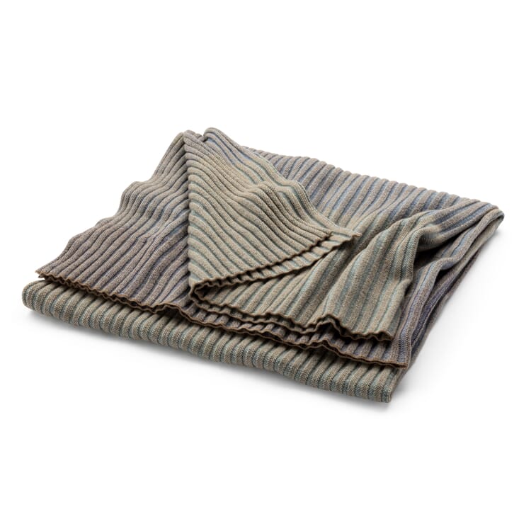 Merino wool blanket rib knit
