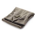 Coperta lavorata a maglia in lana merino
