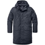 Heren korte jas gerecycled Navy