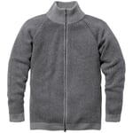 Men cardigan Anthracite gray