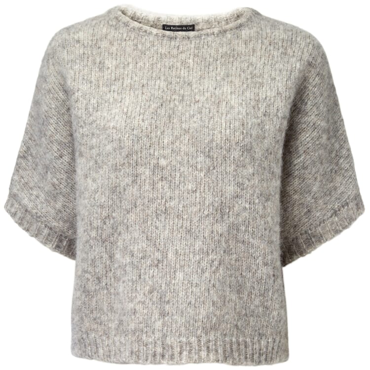 Ladies' sweater three-quarter sleeve, Light grey