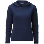 Damen-Kapuzenpullover Blaumelange