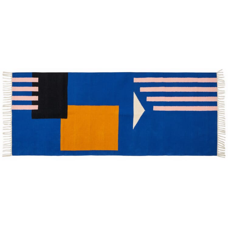 Carpet Luca, Blue-Orange