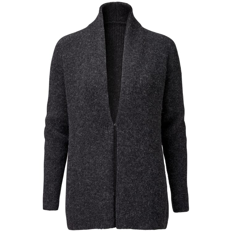 Cardigan til damer Royal Alpaca, Anthracite