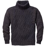 Men's turtleneck sweater Blue-brown