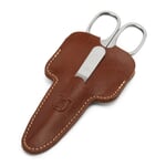 Manicure pocket case cowhide leather