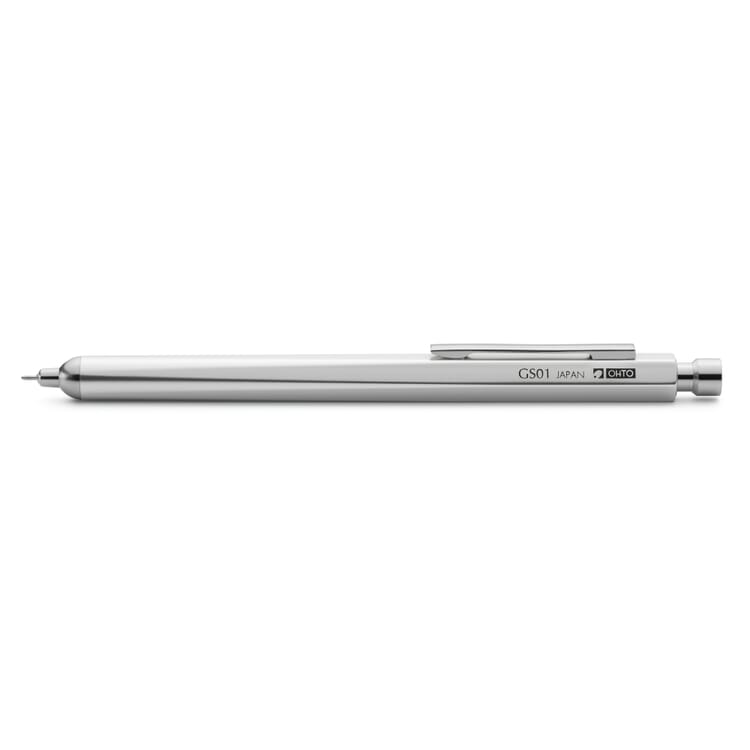 Fin blygel-rollerball i aluminium, Sølv