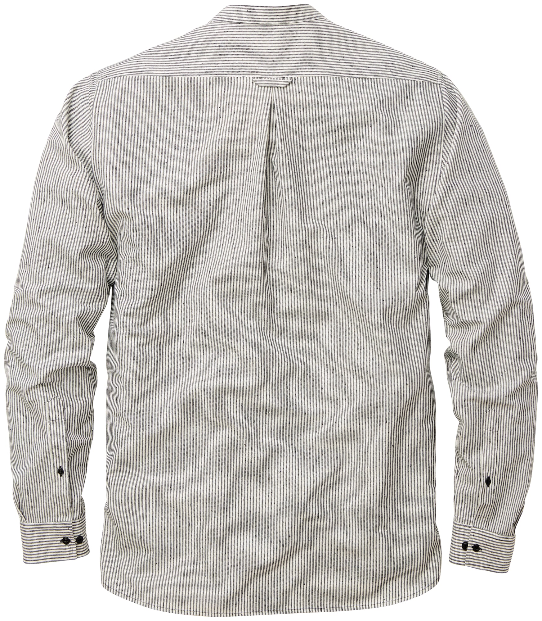 Men's striped shirt, White-Black 