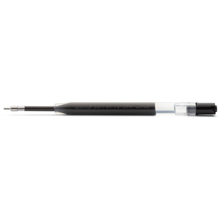 Erstatningsrefill fin bly-gel rollerball i aluminium