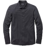 Jersey herenhemd Donkerblauw