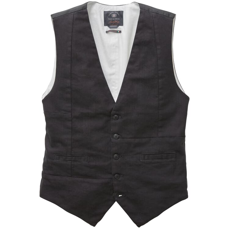Men vest asymmetrical