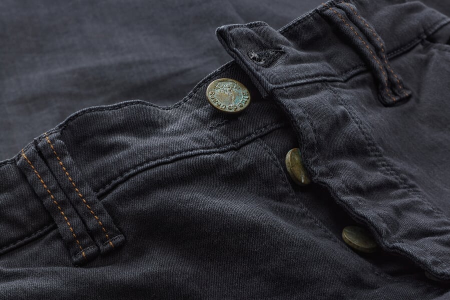 Men's Chino Pants." Dark Blue", close-up