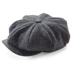 Kasket til mænd Harris tweed Anthracite