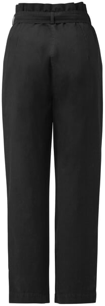 Ladies pants paperbag Black