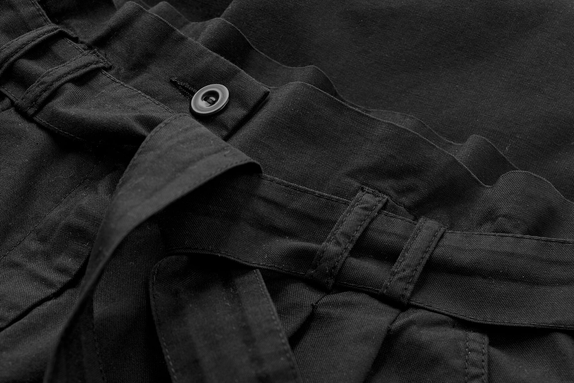 Ladies' trousers Paperbag, Black 