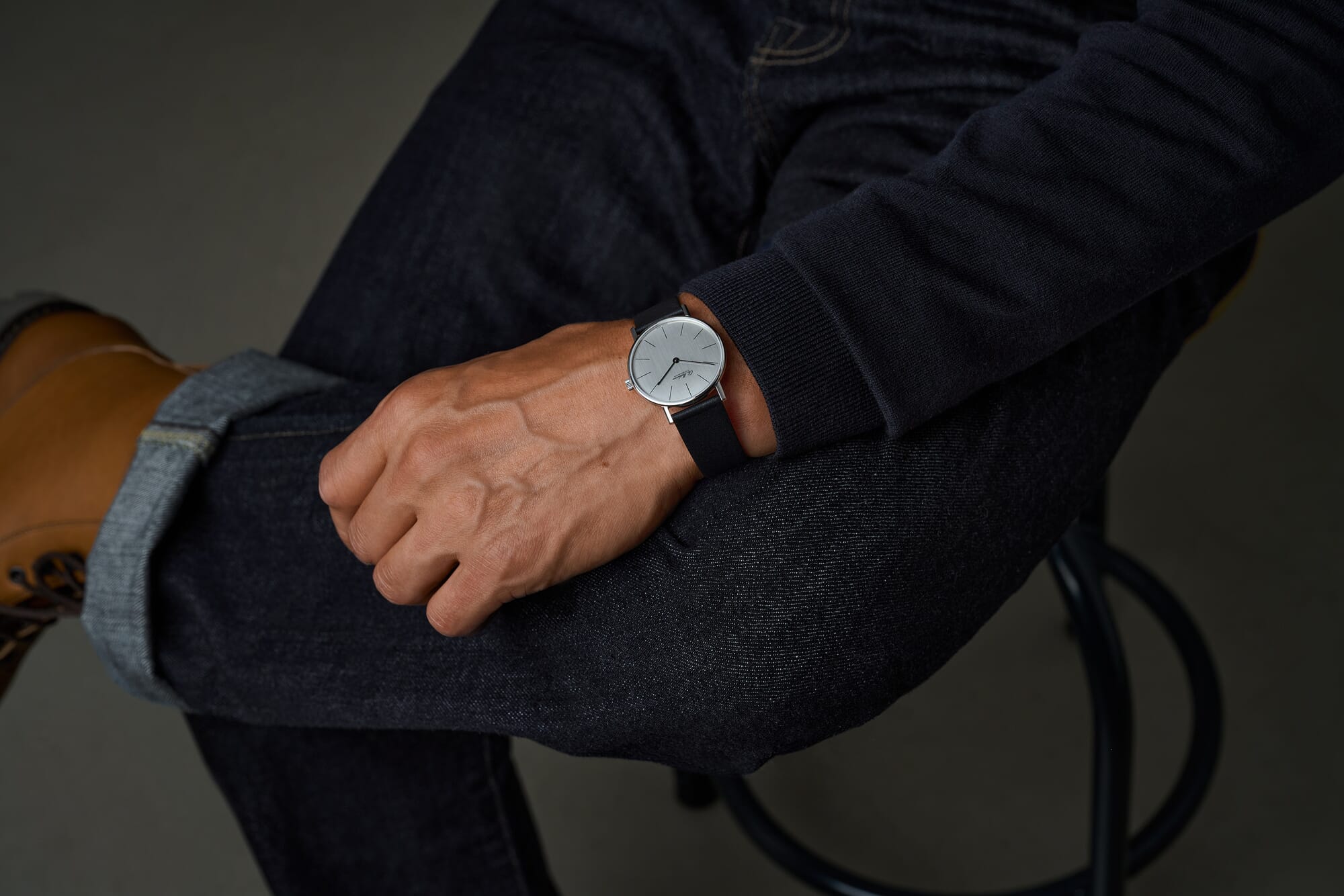 No.l.ita ノリータ デニム ニット コンビ ジャケット ペプラム