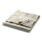 Cotton blanket stripes Green