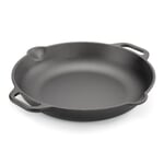 Large cast iron pan with handles