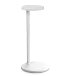 Oblique table lamp White, matt