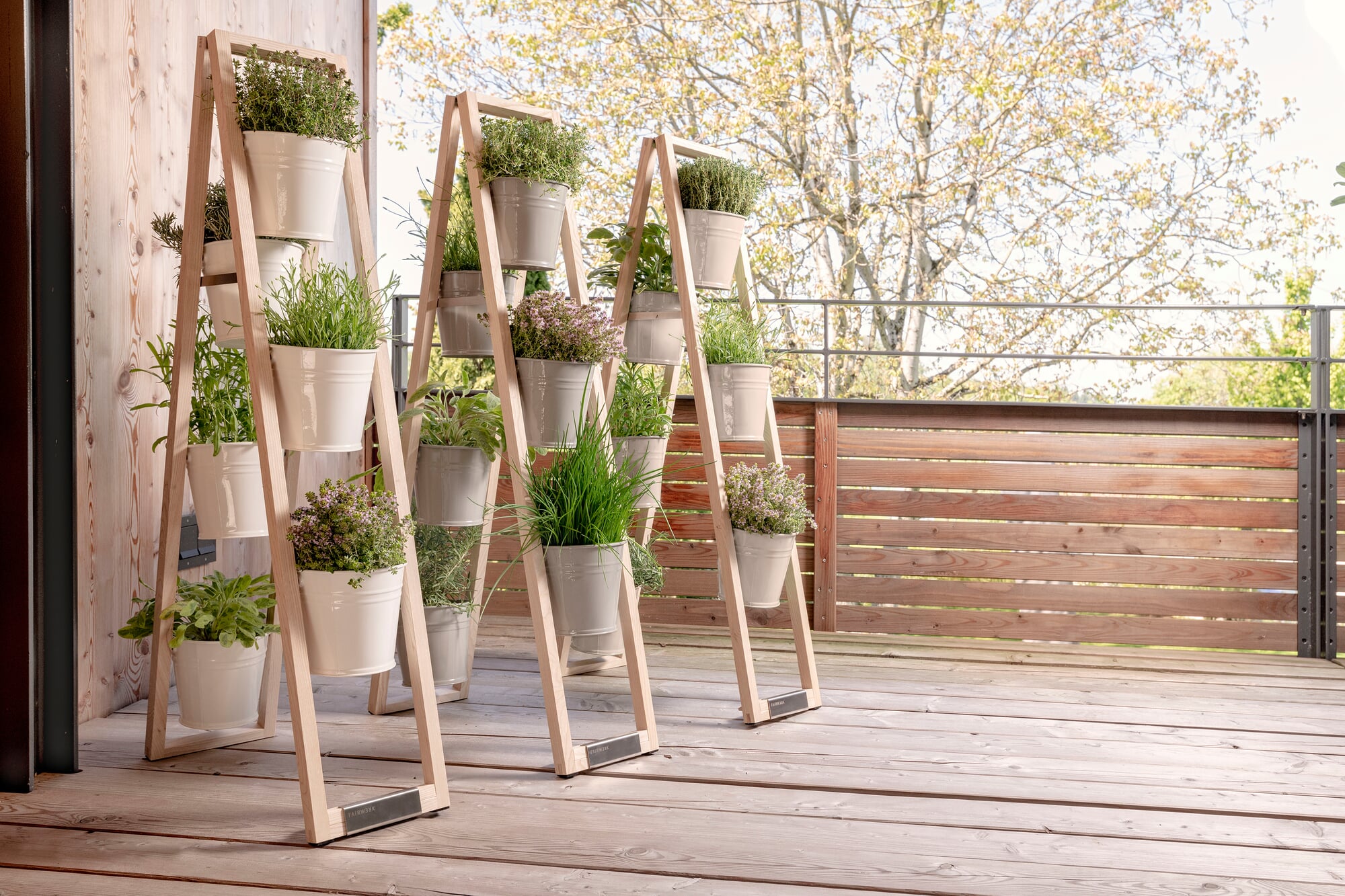 Plant ladder for indoor and outdoor, White | Manufactum