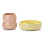 Set children's tableware porcelain Rosé Lime