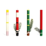 Stick candle Christmas, set of 4