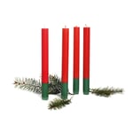Stick candle Advent wreath, set of 4