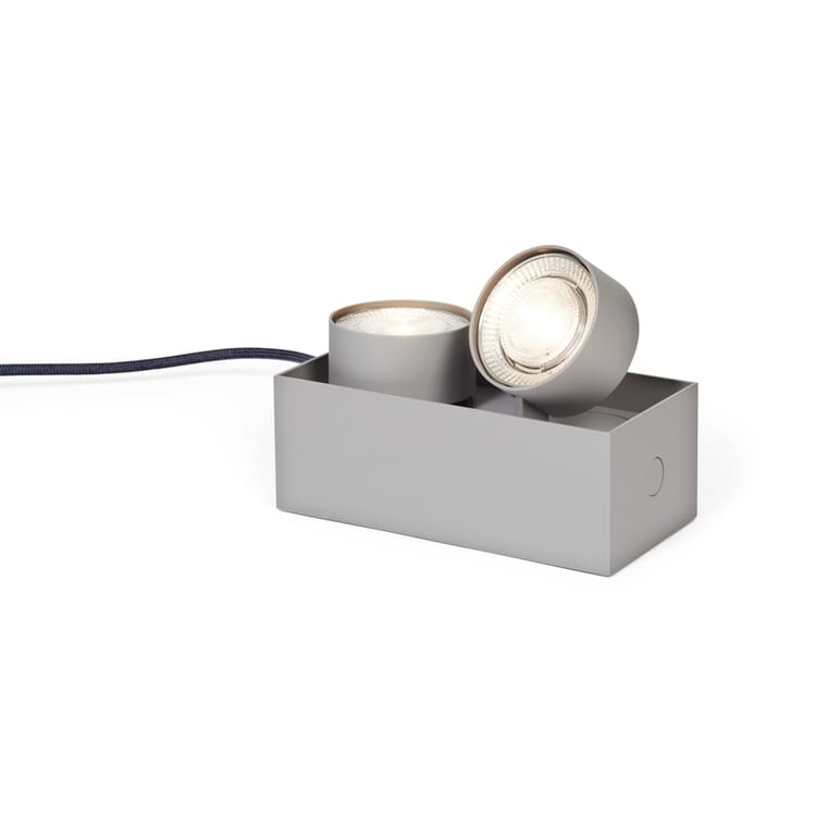 Projecteur sur pied Wittenberg, Gris