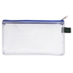 Etui med netpose DIN lang - blå