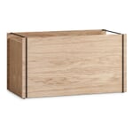 Caja apilable Caja de almacenamiento Templo: Negro