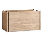 Stapelkiste Storage Box Bügel: Schwarz